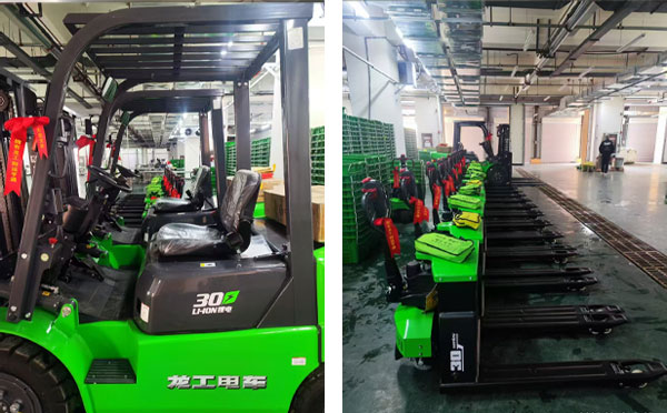 酒泉恭喜力盖工程机械：成功新交付几批龙工叉车